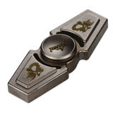 Do Dower EDC Hand Spinner with Two Spins Butterfly Pattern Finger Spinner