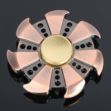 Multicolor circular Tri Hand Spinner Zinc